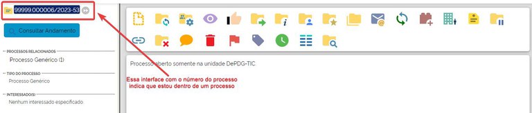 Estou dentro do Processo!!!